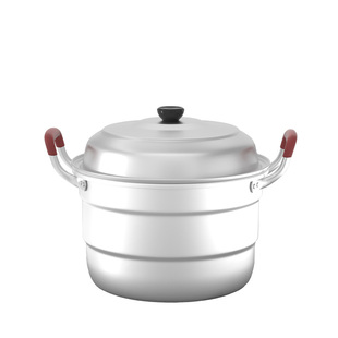 2026新款纯铝蒸锅家用蒸煮炖多层铝锅大容量煮饭烧水锅煤气燃气灶