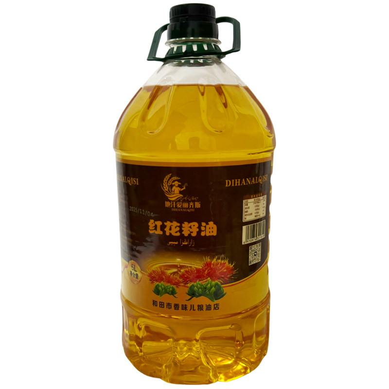新疆红花籽油5L食用油