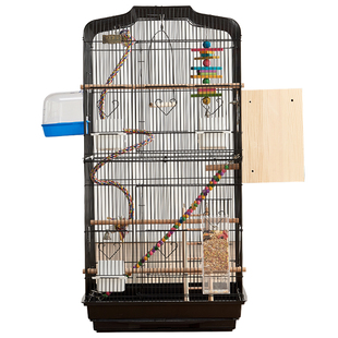 新款牡丹虎皮大型繁殖笼豪华鹦鹉笼玄凤鹩哥八哥鸟笼子超大号别墅