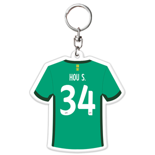 北京国安2026赛季主场足球服张玉宁钥匙扣法比奥手机链张稀哲挂件