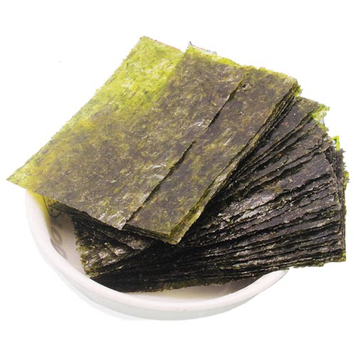 韩国进口海牌海苔32小包原味芥末鱿鱼烤干紫菜多口味即食寿司零食