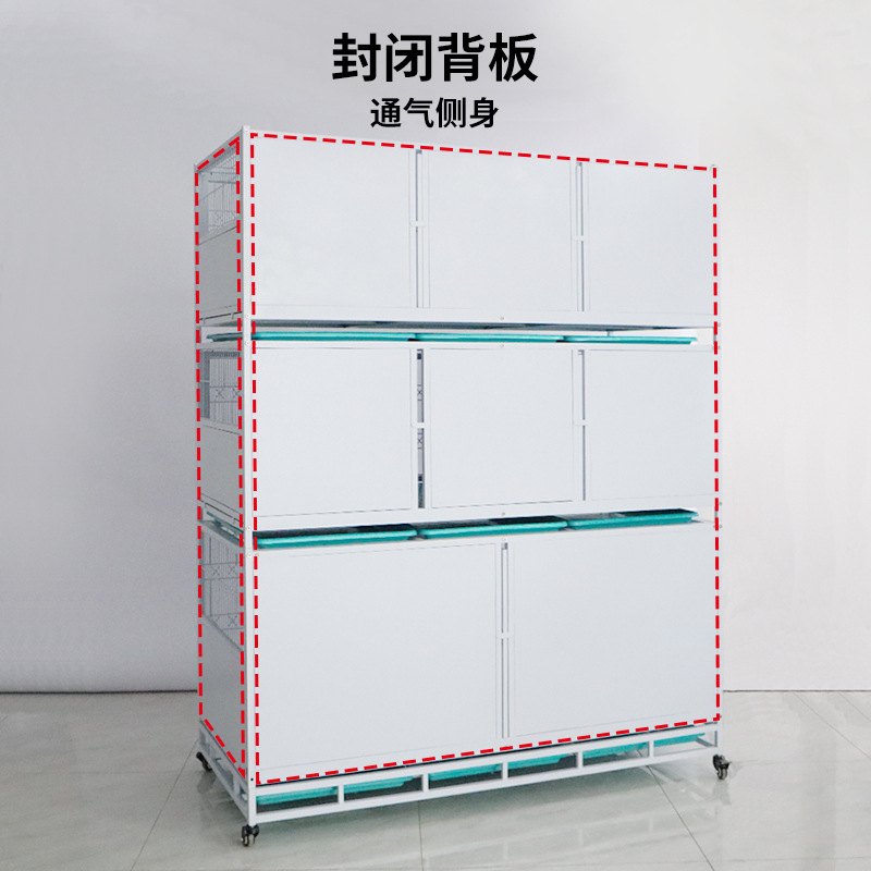 宠物店展示柜猫狗咪寄养笼玻璃\钢筋隔离笼住院笼猫繁殖笼繁育笼