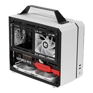 方糖机械大师C26声波手提便携侧透ITXMATX台式电脑水冷迷你小机箱