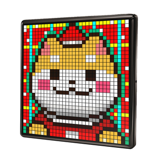 diy像素屏桌面摆件时钟可编程电竞房装饰桌搭送男友生日礼物开学