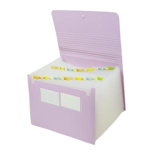 A4文件夹大容量资料夹PP多层分类档案盒学生书夹试卷袋伸缩风琴包