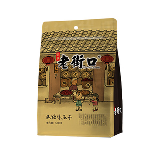 老街口瓜子焦糖500g葵花籽袋装坚果炒货年货休闲零食花生五香味