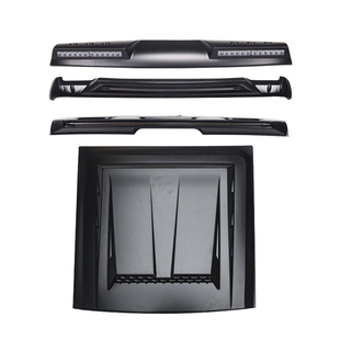 坦克300机盖罩巴博斯套件越野黑科技改装配件砂石挡备胎罩装饰件