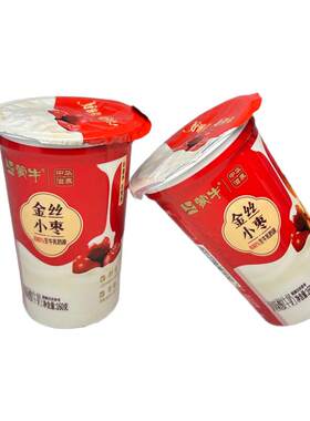 蒙牛金丝枣酸奶红枣杯100%生牛乳