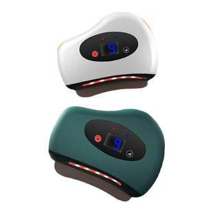 砭石刮痧板电动加热震动脸部提拉疏通经络热敷家用全身通用拔筋仪