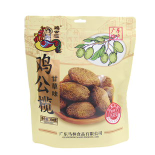 广州上下九独立装238g鸡公榄传统手信零食辣味甘草味蜜饯橄榄官方
