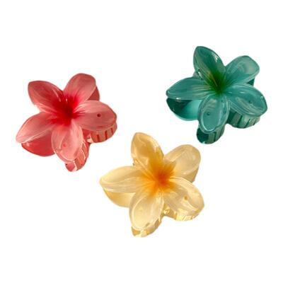 AM1013抓夹塑料度假风鸡蛋花发抓