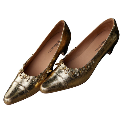 Le'Murmure花卉丛簇矮跟单鞋