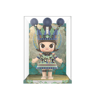 适用于泡泡玛特1000%MOLLY特大号手办收纳盒400%100亚克力展示盒