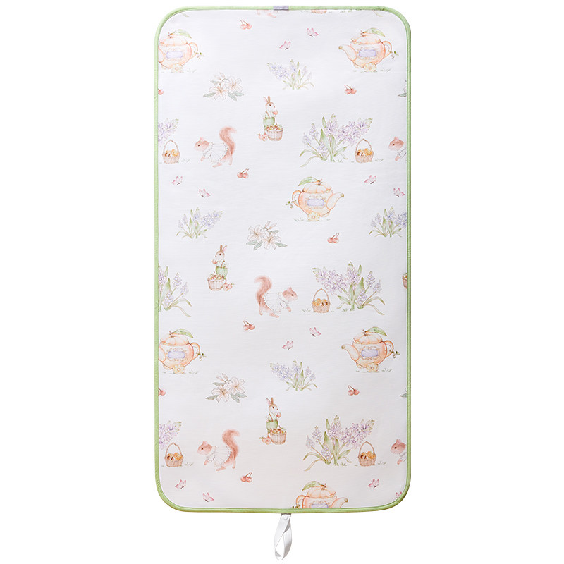 十月结晶抗菌婴儿冰丝凉席婴儿床垫子夏季儿童凉席幼儿园专用A类