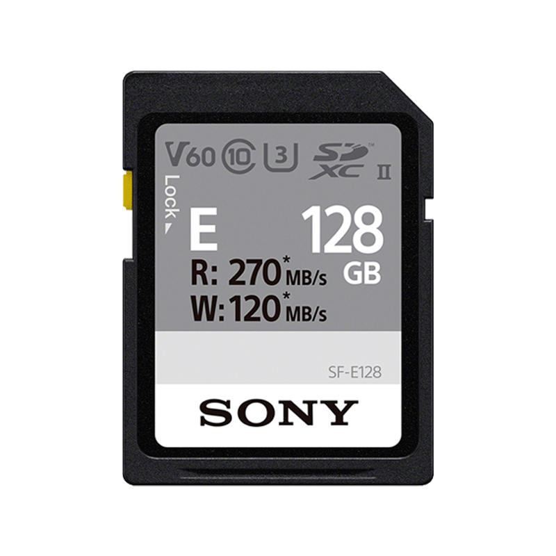 Sony/索尼sd卡128g相机内存卡v60高速SF-E128储存卡A7M4存储卡ZV1