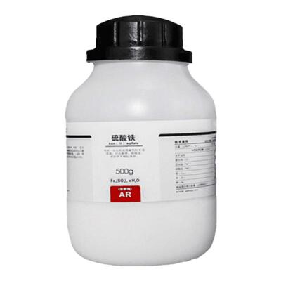 西陇化工 硫酸铁 水合  AR分析纯 500克 化学试剂 CAS:15244-10-7