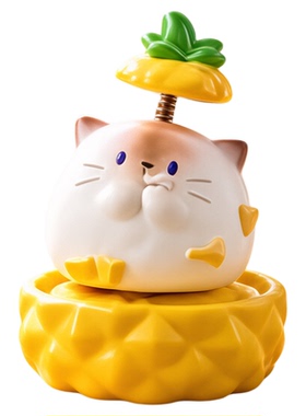 喵呜一口吃掉猫咪盲盒桌面摆件