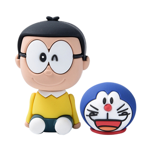 汽车大雄摆件挪车电话牌创意可爱哆啦a梦车载上中控台机器猫装饰