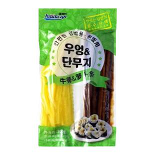 韩国紫菜包饭牛蒡萝卜条300g*2袋腌渍牛蒡萝卜大根条寿司专用食材