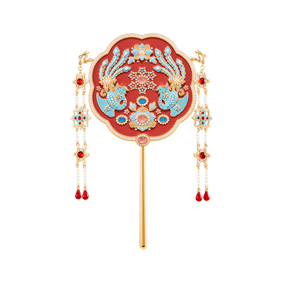 故宫淘宝凤冠镜梳套装