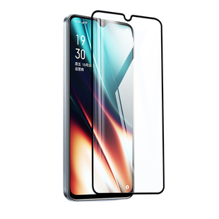 适用OPPOk5钢化膜oppo全屏覆盖k5手机膜opok5黑边钻石oppk5无白边opk5全包边防摔opp0pp0pk5防蓝光护眼防指纹