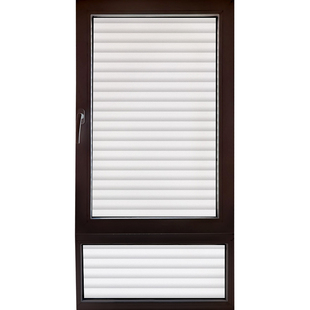 窗户玻璃贴纸卫生间防窥防走光磨砂贴膜浴室透光不透人百叶窗装饰