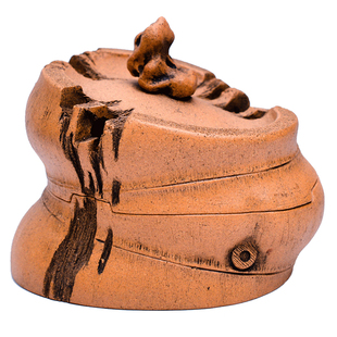 喜薰罗汉紫砂盘香炉陶瓷仿古檀香炉家用室内熏香薰炉香道摆件