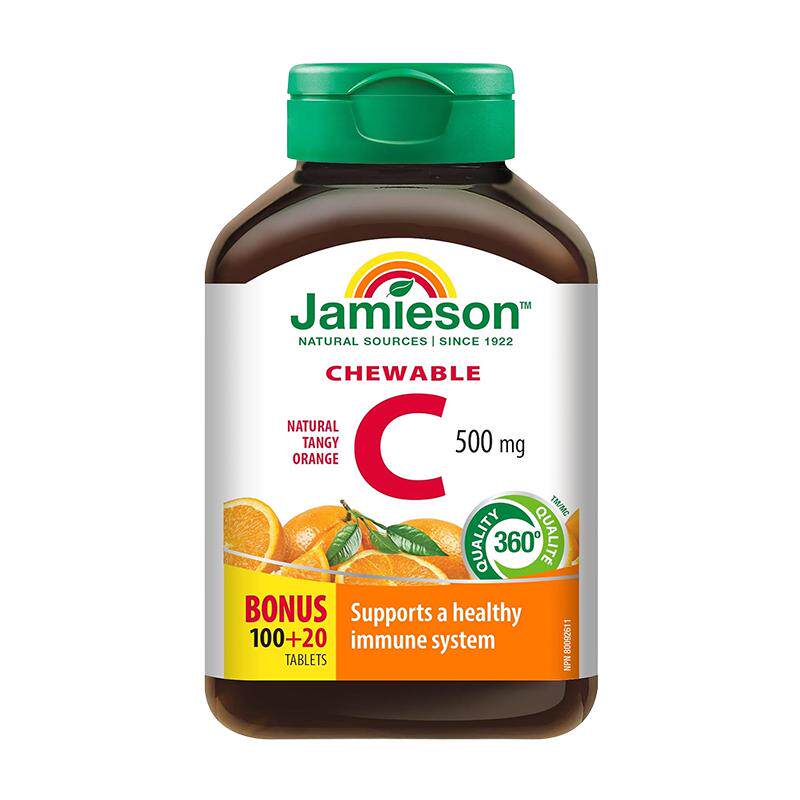 Jamieson健美生维生素C咀嚼片