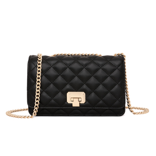 啄木鸟菱格链条包包女2025新款秋冬单肩斜挎小香风小包腋下小方包