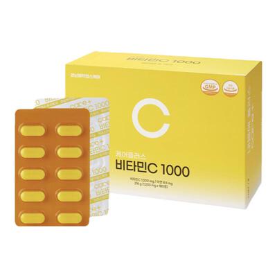 韩国直邮LEMONA庆南维生素C1000mg维他命c维C维他命180片VC亮白