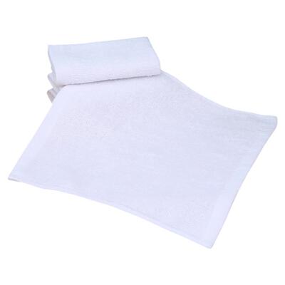 纯白方巾厨师手帕餐厅KTV擦手布