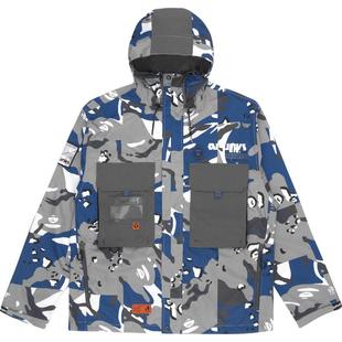 Aape旗舰店男装秋冬多色印花多口袋迷彩拼接抽绳连帽外套7503XAI