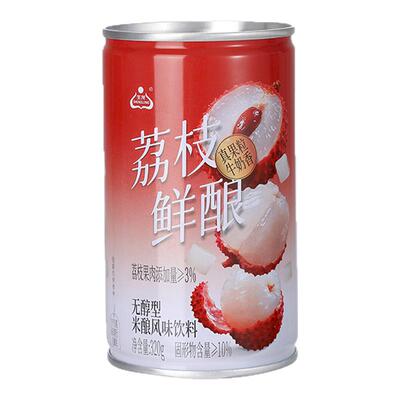 生龙荔枝鲜酿米酒无醇型风味饮料