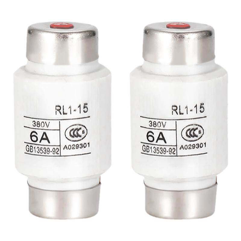 陶瓷熔断器RL1-15 60保险丝管熔芯380V2A 4A 5A 6A 10A 15A螺旋式