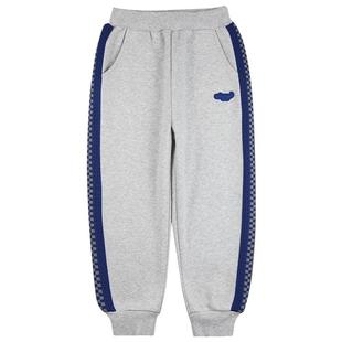 歌瑞家童装儿童裤子新秋冬装男童女童裤子加绒加厚休闲卫裤乐友