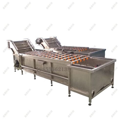 大枣气泡清洗机苹果清洗机高压喷淋清洗干净水果清洗专业设备定金