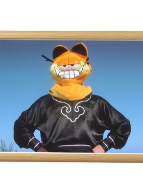 周星驰破坏之王搞笑带框挂画