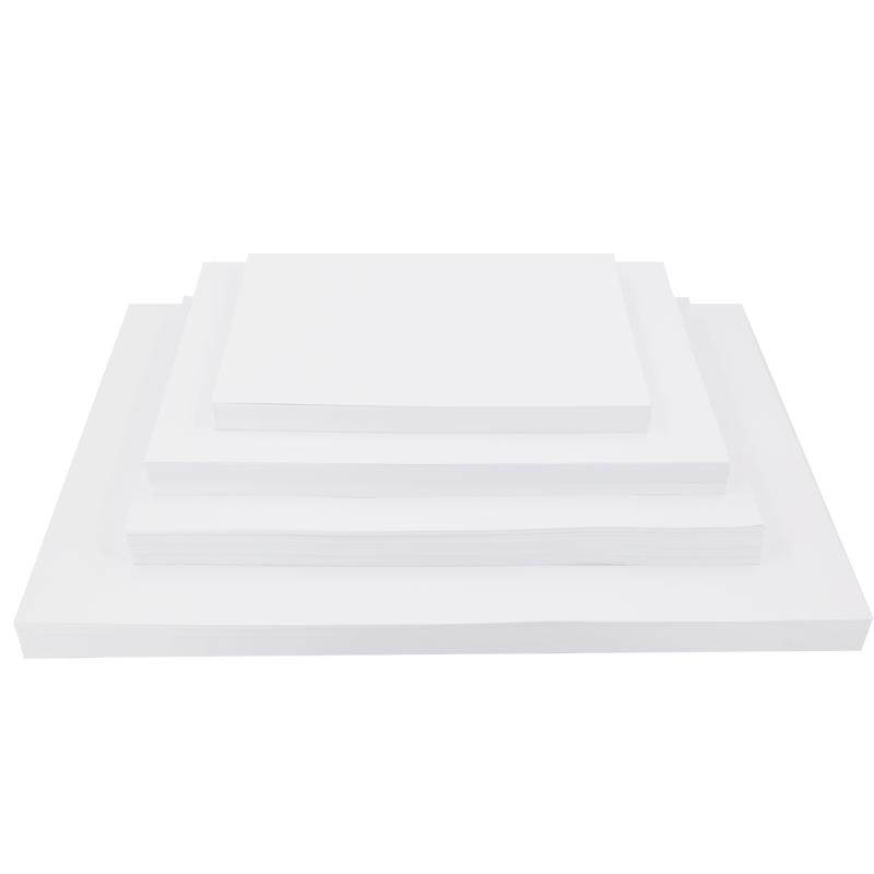 甲骨文荷兰白卡纸a4a3美术专用纸方形4/8开手工白卡手抄报画纸4K8K马克笔白纸打印名片厚白色卡纸300g硬纸板