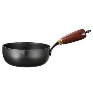 带把手铸铁小铁锅泡面碗带盖面锅吃面煮泡面煲仔饭锅辅食锅无涂层