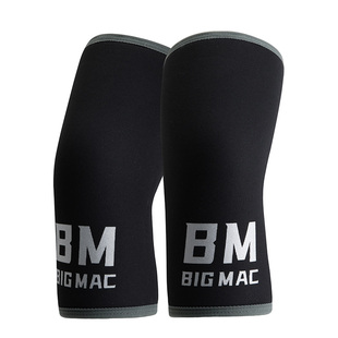 力量新世界 9MM力量举套膝护肘BM护膝深蹲大力士举重CPA比赛健身