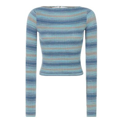 INSPIRE&STORIES圆领条纹针织衫