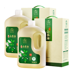 千岁好山茶油5L*2桶油茶籽油绿色食品压榨一级食用油春节送礼团购
