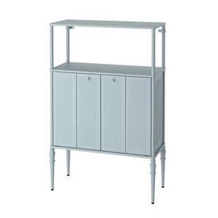 宜家代购索格麦斯柜子淡蓝色现代简约置物整理收纳柜小户型餐边柜