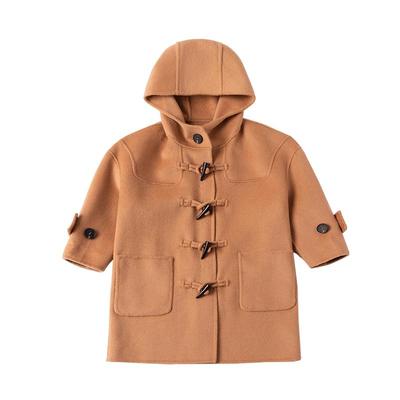 OPCP儿童呢大衣百分百全羊毛