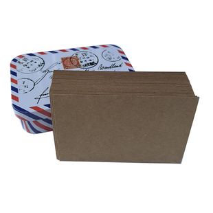 自己画的爱情兑换券单面空白牛皮纸卡片送男友女友用心的礼物圣诞