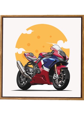 装饰画适用本田CBR1000RR-R火刃