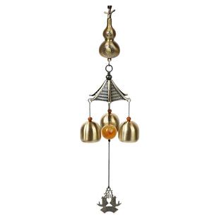 包邮金属铜风铃挂饰门饰纯铜铜铃铃铛风铃吉祥复古店铺用门铃挂件