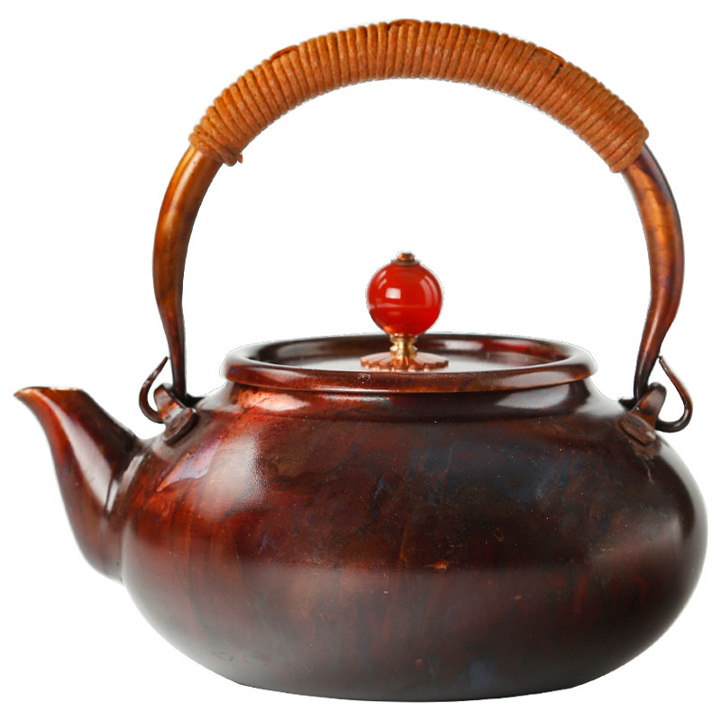 纯手工纯铜茶壶金属铸铁沏茶器