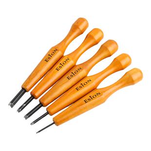 日本Esion雕刻刀木刻刀套装木头板版画雕刻手工橡皮章篆刻刀单支