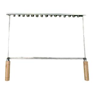 炫烤户外自动旋转烧烤架烤串炉不锈钢便携式炭烧烤炉360度旋转